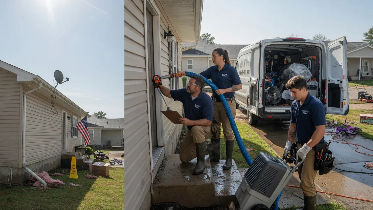 Ceiling Water Damage Restoration in Crestwood, IL near me